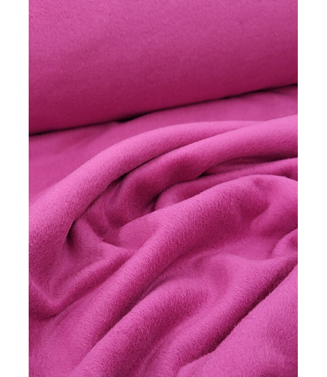 Swafing fuchsia - zachte warme katoen fleece