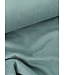Swafing donker mint - zachte warme katoen fleece