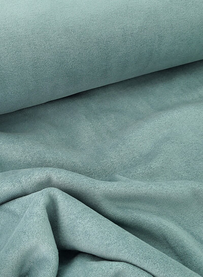 Swafing dark mint - soft warm cotton fleece