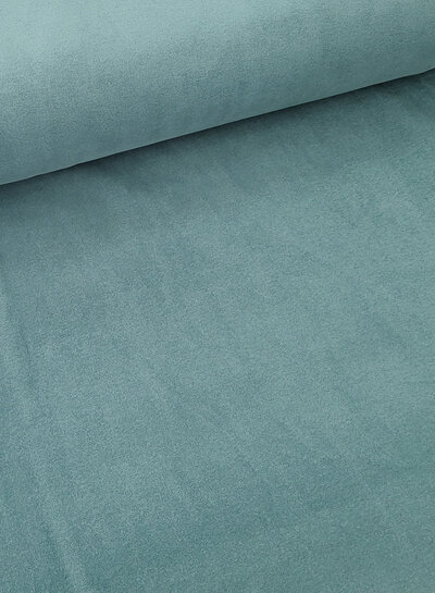 Swafing donker mint - zachte warme katoen fleece