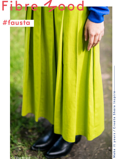 Fibremood FAUSTA -  chartreuze groen - katoen twill