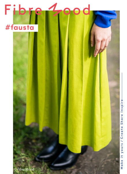 Fibremood FAUSTA -  chartreuze groen - katoen twill