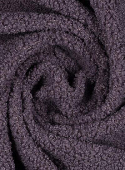 druif teddy bouclé stretch