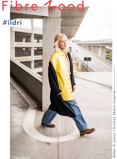 Fibremood CITROENGEEEL - licht rekbare babyrib