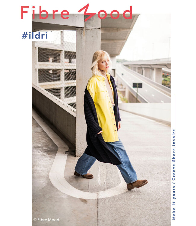Fibremood CITROENGEEEL - licht rekbare babyrib