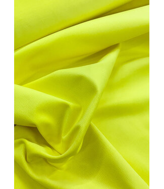 Fibremood lemon yellow - light stretch baby rib