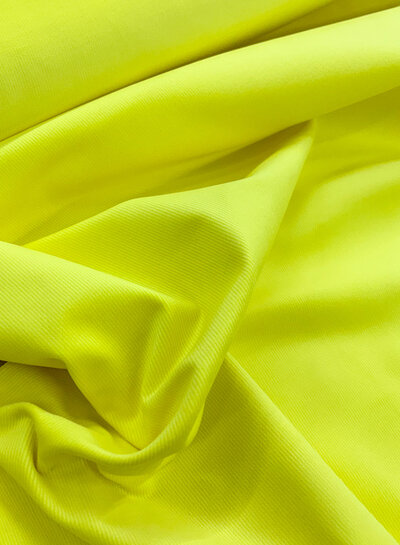 Fibremood LEMON YELLOW - slightly stretchy baby rib