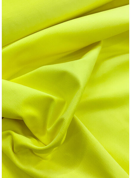 Fibremood lemon yellow - light stretch baby rib