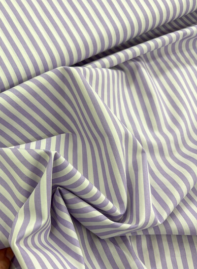 Fibremood leika _ stripes - stonewashed poplin
