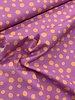 Madeline lilac and peach - dots - cotton