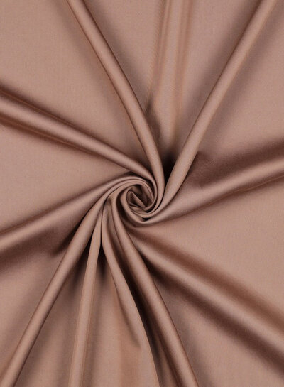 Madeline clay pink brown - Tencel lyocell satin with a little stretch