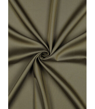 Madeline khaki green - Tencel lyocell satin with a little stretch
