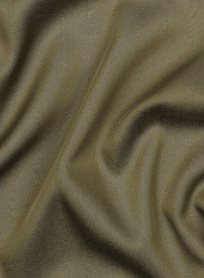 Madeline khaki groen - Tencel lyocell satijn met een beetje stretch