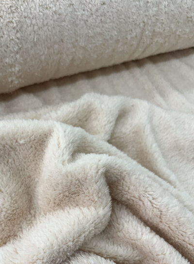 ivory sherpa teddy - super soft borg