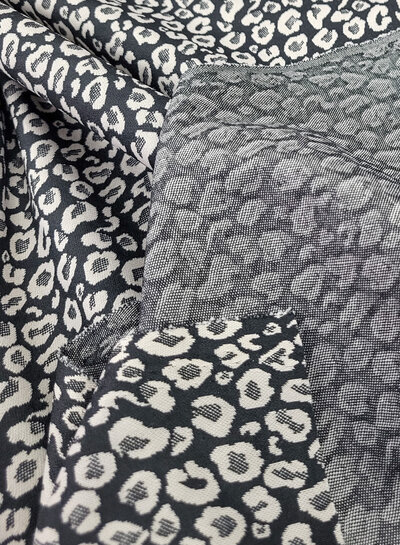 Madeline leopard - zwart - punta di roma