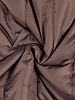 Madeline taupe brown - vertical quilted quilted coat fabric strips