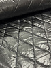 Madeline nickel metallic stepper - quilted quilted coat fabric