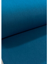 Madeline petrolblauw  soepelvallende gabardine