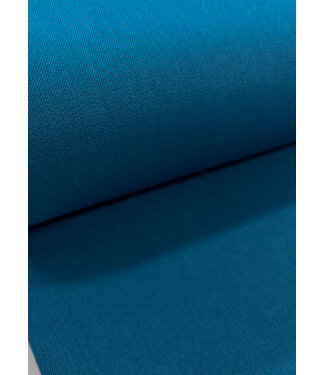 Madeline petrol blue soft flowing gabardine