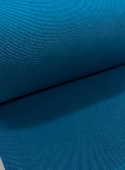 Madeline petrol blue soft flowing gabardine