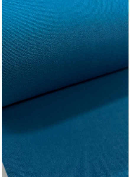 Madeline petrol blue soft flowing gabardine