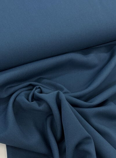 Madeline indigo soft gabardine