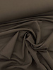 Madeline dark brown soft gabardine