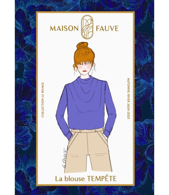 Maison Fauve La blouse TEMPÊTE - naaipatroon - Engels en Franse instructies