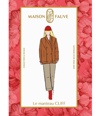 Maison Fauve The CLIFF coat - sewing pattern - English and French instructions