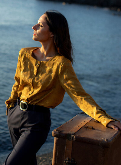 Maison Fauve La blouse DEFERLANTE - sewing pattern - English and French instructions