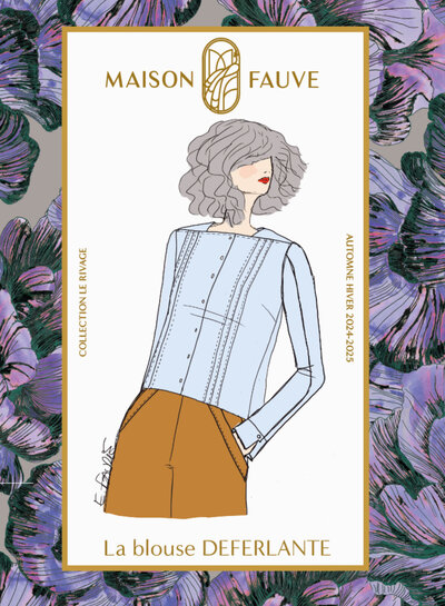 Maison Fauve La blouse DEFERLANTE - naaipatroon - Engels en franse instructies