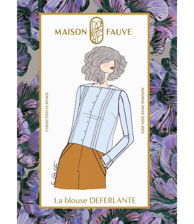 Maison Fauve La blouse DEFERLANTE - naaipatroon - Engels en franse instructies