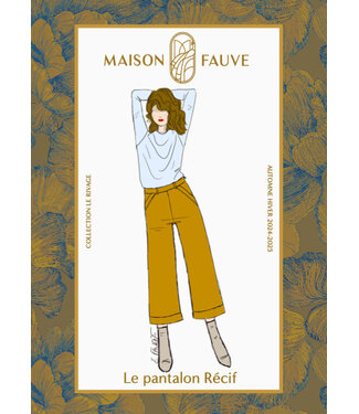 Maison Fauve Le trouser RECIF - sewing pattern - English and French instructions