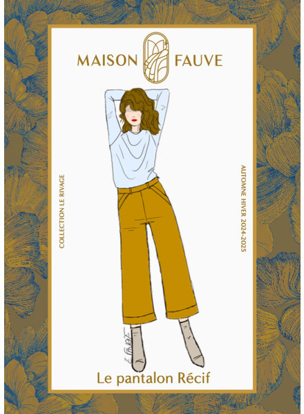 Maison Fauve Le trouser RECIF - sewing pattern - English and French instructions