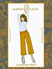 Maison Fauve Le trouser RECIF - sewing pattern - English and French instructions