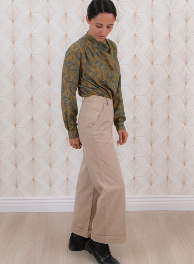 Maison Fauve Le trouser RECIF - sewing pattern - English and French instructions