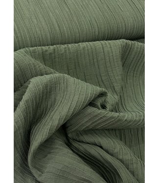 Madeline khaki - wave structure - lyocell viscose