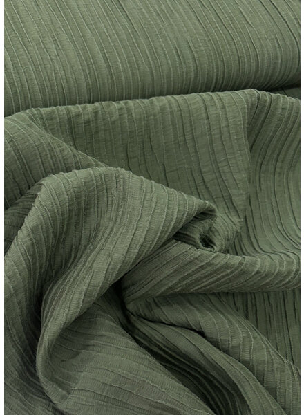 Madeline khaki - wave structure - lyocell viscose