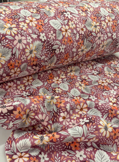 Madeline roze bloemen - jogging sweater