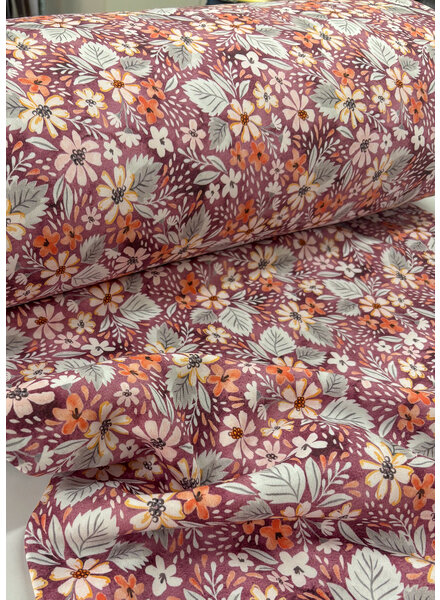 Madeline roze bloemen - jogging sweater