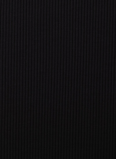 Swafing black ribbed fabric 299
