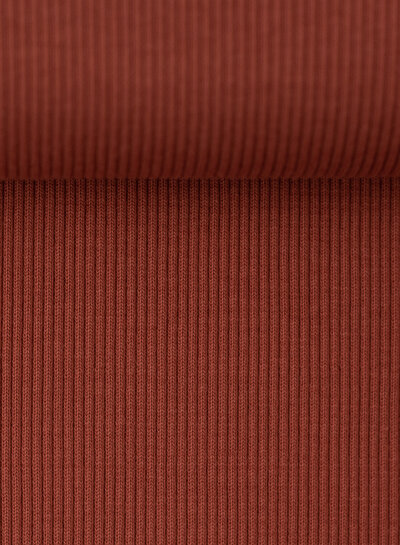 Swafing ribbed fabric rust soft sweater 712