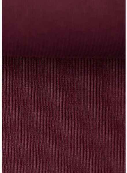 Swafing ribbed fabric aubergine soft sweater 938