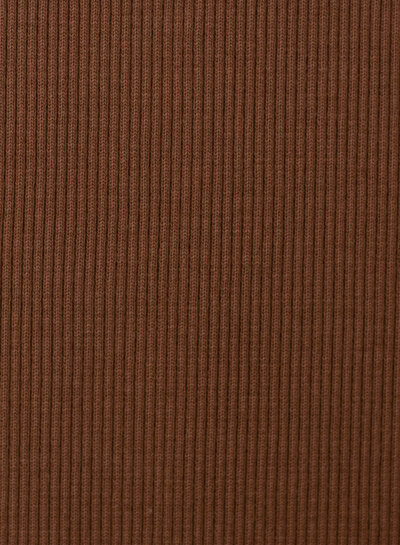 Swafing ribbed fabric hazelnut soft sweater 177