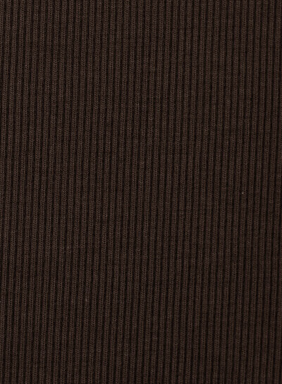 Swafing ribbed fabric dark brown soft sweater 178