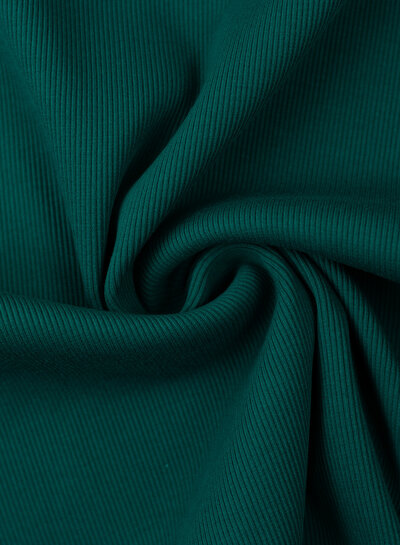 Swafing ribbed fabric petrol soft sweater 750