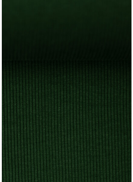 Swafing ribbed fabric bottle green soft sweater 564