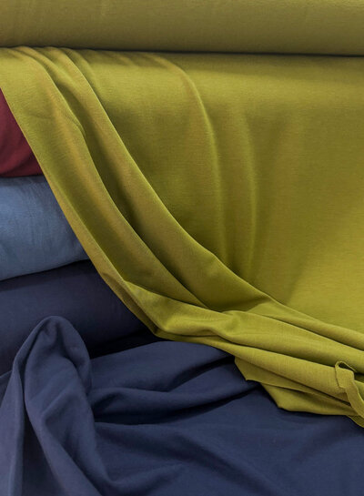Madeline bosgroen -  zachte modal tricot - interlock