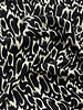 Madeline black & white - satijn viscose