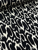 Madeline black & white - satijn viscose